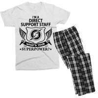 Direct Support Staff Men's T-shirt Pajama Set | Artistshot