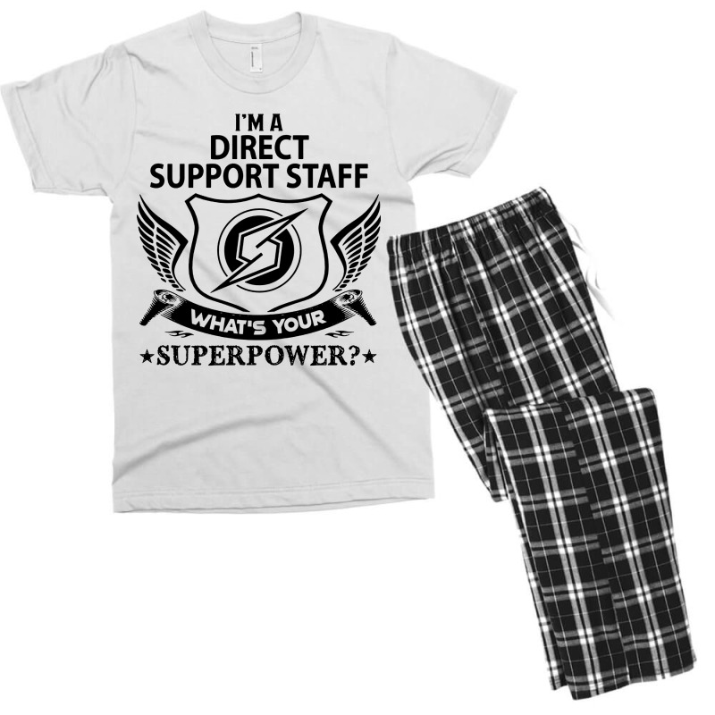 Direct Support Staff Men's T-shirt Pajama Set | Artistshot