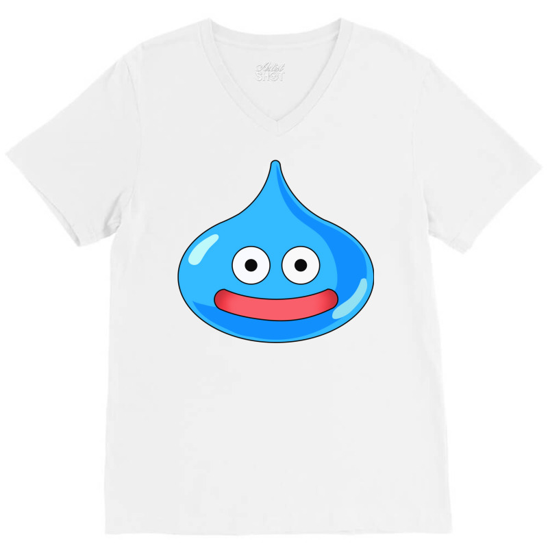 Dragon Quest Slime 4 V-Neck Tee by casonedionq | Artistshot