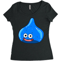 Dragon Quest Slime Bubbly Women's Triblend Scoop T-shirt | Artistshot