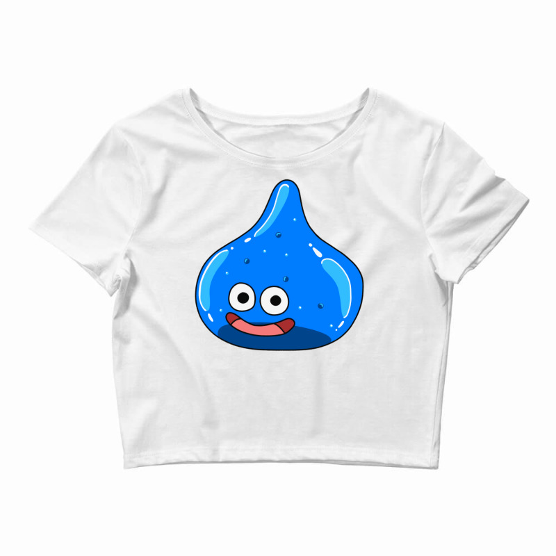 Dragon Quest Slime Bubbly Crop Top by casonedionq | Artistshot