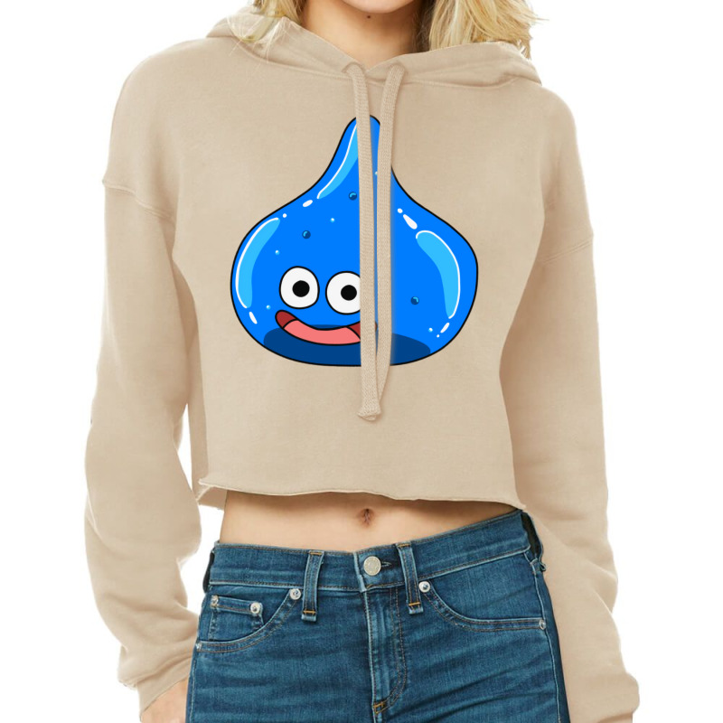 Dragon Quest Slime Bubbly Cropped Hoodie by casonedionq | Artistshot