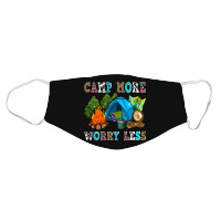 Camp More Worry Less Face Mask | Artistshot