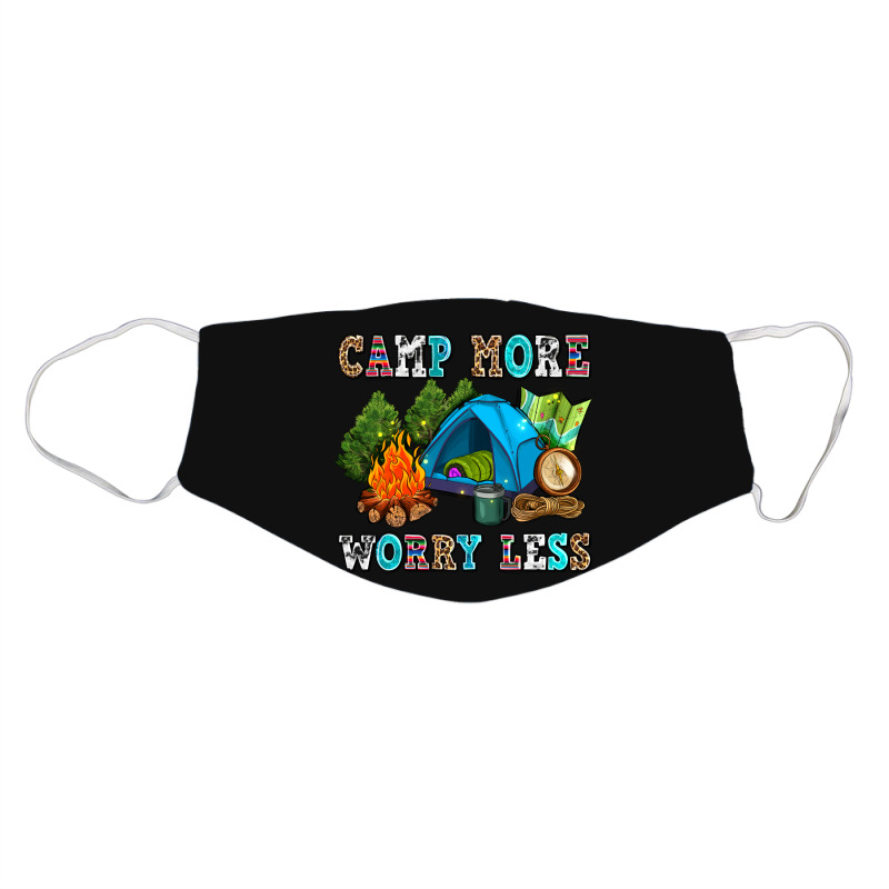 Camp More Worry Less Face Mask | Artistshot
