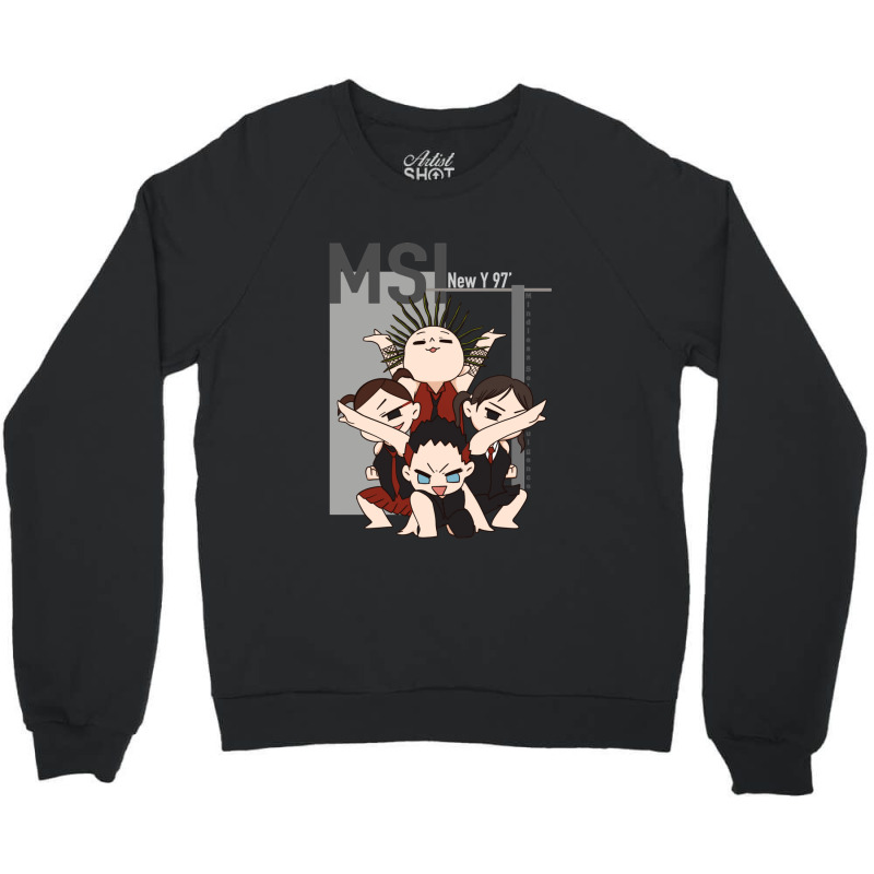 Funny Man Msi Chibi Graphic For Fans Crewneck Sweatshirt by GEORGESOCE | Artistshot