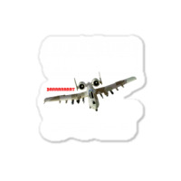 A10 Warthog Thunder Bolt For Dark Sticker | Artistshot