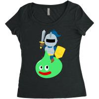 Dragon Quest Slime Knight Women's Triblend Scoop T-shirt | Artistshot