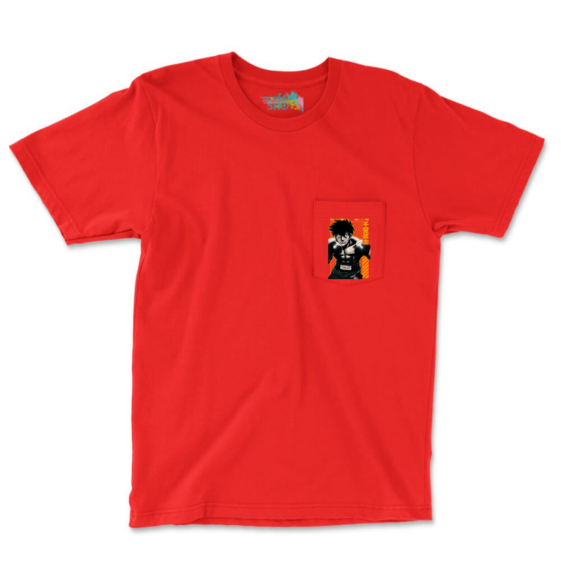 Sendo Takeshi  Hajime No Ippo  Anime Star Edition Gold Pocket T-Shirt by lecykwaffe2 | Artistshot