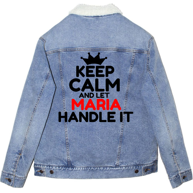 Maria Unisex Sherpa-lined Denim Jacket | Artistshot