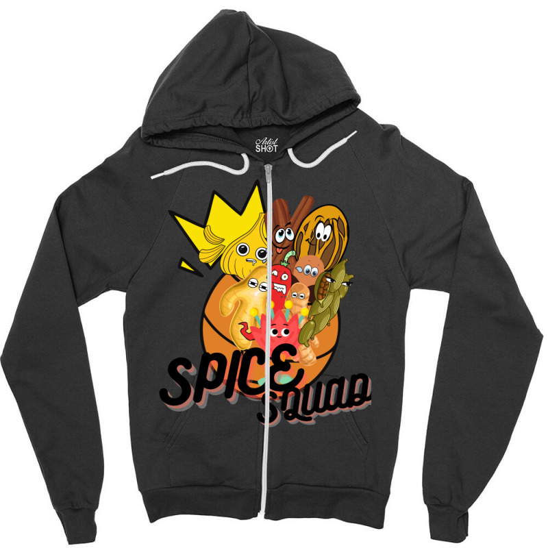 Spice Squad Zipper Hoodie | Artistshot