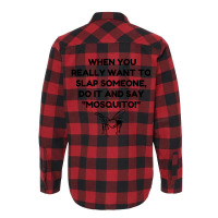 Slap Mosquito Flannel Shirt | Artistshot