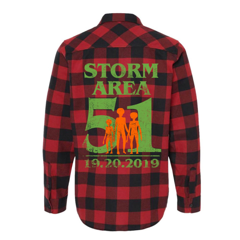 Storm Area 51 Alien Flannel Shirt | Artistshot