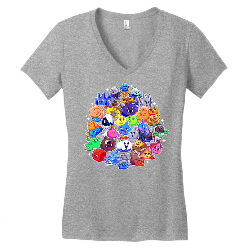 Dragon Quest Slimes 3 Women's V-Neck T-Shirt by casonedionq | Artistshot