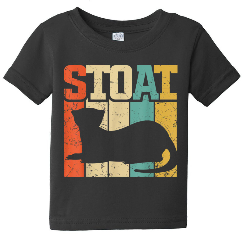 Vintage Stoat Short-tailed Weasel Ermine Baby Tee | Artistshot