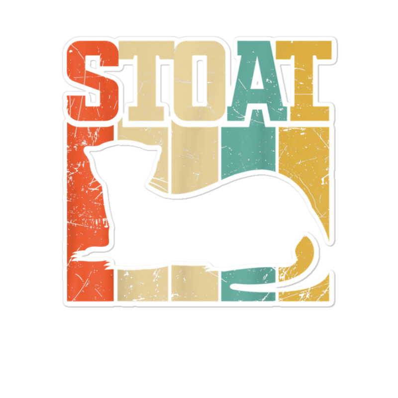 Vintage Stoat Short-tailed Weasel Ermine Sticker | Artistshot