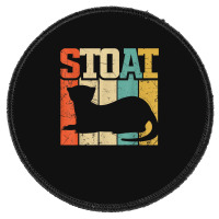 Vintage Stoat Short-tailed Weasel Ermine Round Patch | Artistshot