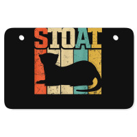 Vintage Stoat Short-tailed Weasel Ermine Atv License Plate | Artistshot