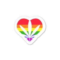 Limited Edition Pride Weed Heart Sticker | Artistshot