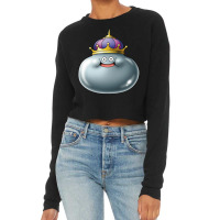 King Metal Slime   Dragon Quest Cropped Sweater | Artistshot