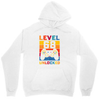 Level 68 Unlocked Shirt 68th Birthday Matching Video Game Unisex Hoodie | Artistshot