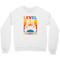 Level 68 Unlocked Shirt 68th Birthday Matching Video Game Crewneck Sweatshirt | Artistshot