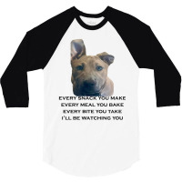 Barley I'll Be Watching You T Shirt 3/4 Sleeve Shirt | Artistshot