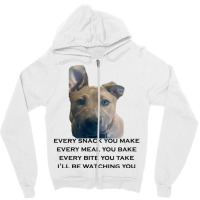 Barley I'll Be Watching You T Shirt Zipper Hoodie | Artistshot