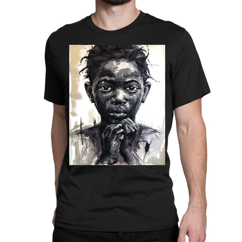 Limited Edition Afrocentric Art Staring Into The Future Classic T-shirt by Brink Beaulah | Artistshot