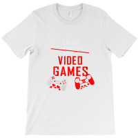 V Is For Video Games Funny Valentines Day Gamer Gift T-shirt | Artistshot