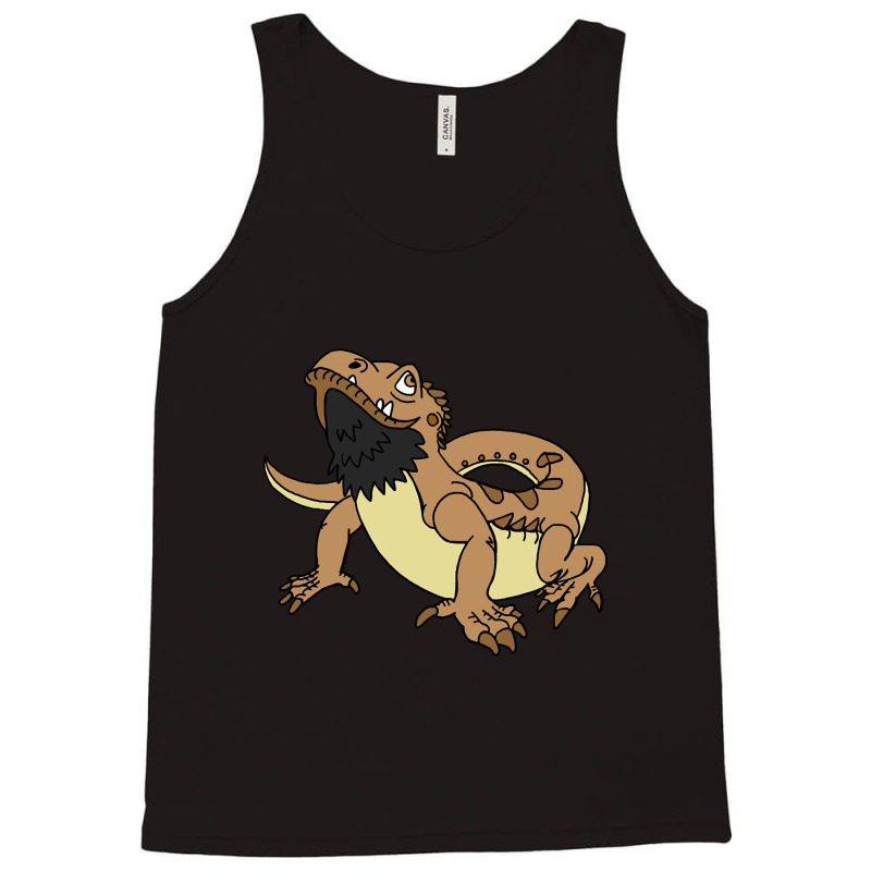 Limited Edition Cartoon Bearded Dragon Tank Top by Pannell Quintero | Artistshot