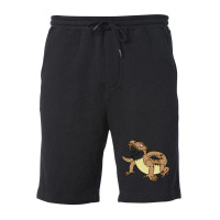 Limited Edition Cartoon Bearded Dragon Fleece Short | Artistshot