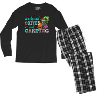 Weekend Coffee And Camping Men's Long Sleeve Pajama Set | Artistshot