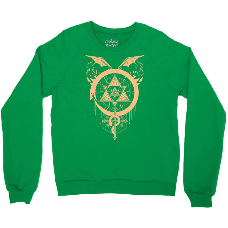 Gilded Snakes Of Alchemy Crewneck Sweatshirt by lecykwaffe2 | Artistshot