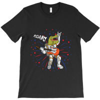 Cool Dinosaur Playing Guitar T-shirt | Artistshot