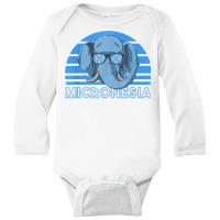 Micronesia T Shirt Long Sleeve Baby Bodysuit | Artistshot