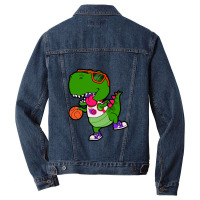 Cute Dinosaur Art Design Kids Men Denim Jacket | Artistshot