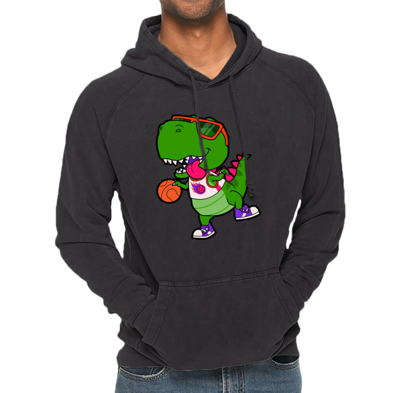 Cute Dinosaur Art Design Kids Vintage Hoodie | Artistshot