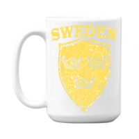 Hot Trend Sweden Swedish Vikings Viking Sverige Flag Shield Helmet 15 Oz Coffee Mug | Artistshot