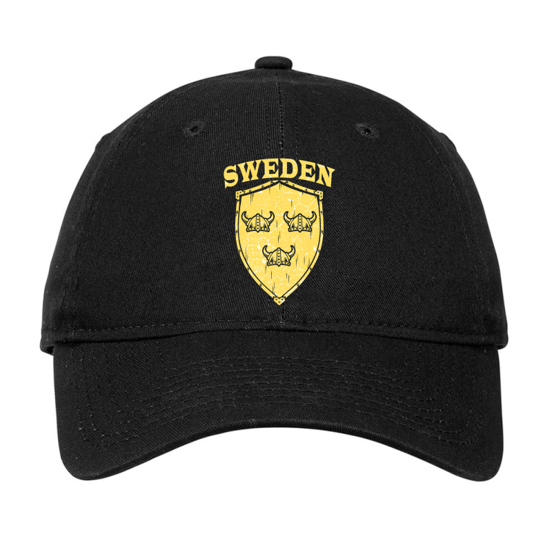 Hot Trend Sweden Swedish Vikings Viking Sverige Flag Shield Helmet Adjustable Cap | Artistshot