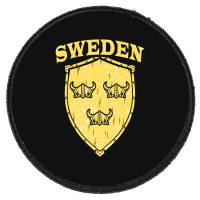 Hot Trend Sweden Swedish Vikings Viking Sverige Flag Shield Helmet Round Patch | Artistshot