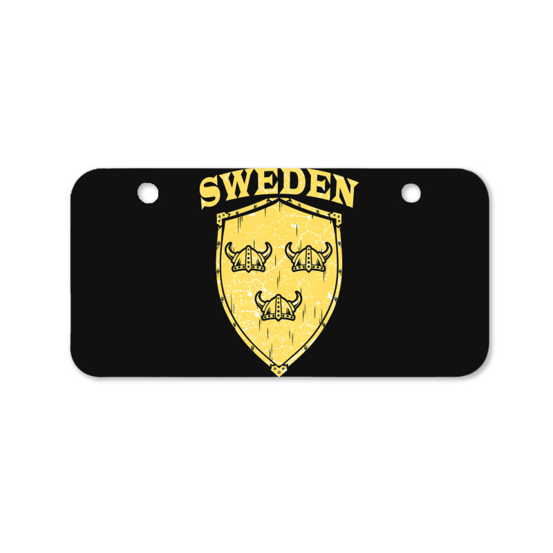 Hot Trend Sweden Swedish Vikings Viking Sverige Flag Shield Helmet Bicycle License Plate | Artistshot