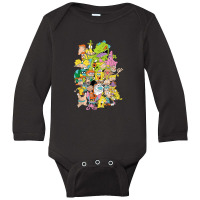 Complete Nick 90s Throwback Character Long Sleeve Baby Bodysuit | Artistshot