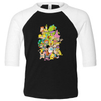 Complete Nick 90s Throwback Character Toddler 3/4 Sleeve Tee | Artistshot