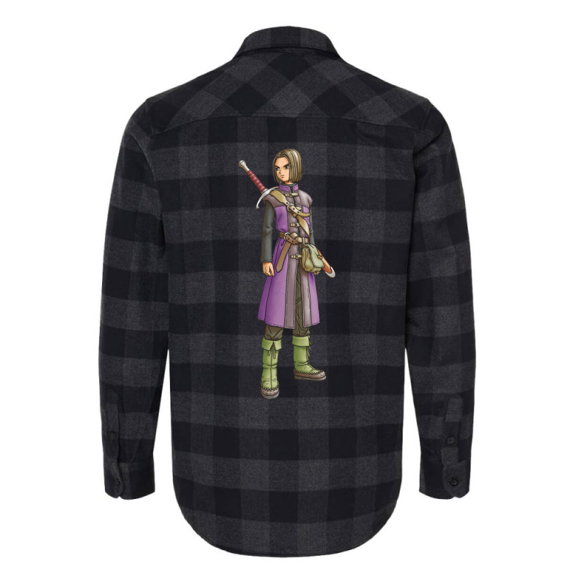 The Hero Dragon Quest Xi Flannel Shirt by pikusharm6 | Artistshot