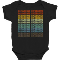 Paranormal Investigator Ghost Hunting T Shirt Baby Bodysuit | Artistshot