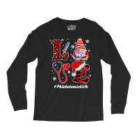 Love Phlebotomist Nurse Life Snowman Syringe Xmas Nursing T Shirt Long Sleeve Shirts | Artistshot