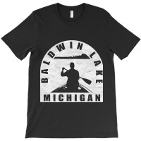 Trending Baldwin Lake Canoeing Michigan T-shirt | Artistshot