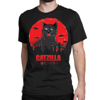 Cat Zilla Funny Cat Classic T-shirt | Artistshot