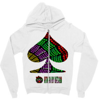 Symbol Of The Ace Playful Card Zipper Hoodie | Artistshot