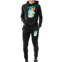 Surfing Wolfy Hoodie & Jogger Set | Artistshot